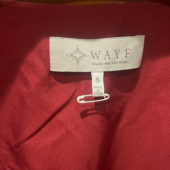 NWOT Wayf Floral Tie Front Long Sleeve Blouse / Cardigan - Picture 2 of 13